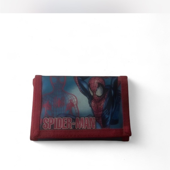 Vintage Spiderman Red and Blue Men's Wallet - Picture 1 of 2